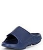 OOFOS Men's OOahh Sport Flex Washable Pool Slide Sandals, Color:Navy - Image 6