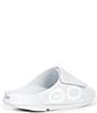 OOFOS Men's OOahh Sport Flex Washable Pool Slide Sandals, Color:White - Image 2