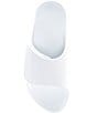 OOFOS Men's OOahh Sport Flex Washable Pool Slide Sandals, Color:White - Image 5