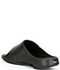 OOFOS Men's OOahh Sport Flex Washable Pool Slide Sandals, Color:Matte Black - Image 3