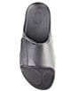 OOFOS Men's OOahh Sport Flex Washable Pool Slide Sandals, Color:Matte Black - Image 5