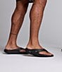 OOFOS Men's OOriginal Thong Sandals, Black - Image 8