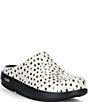 OOFOS OOcloog Polka Dot Clogs - Image 1