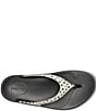 OOFOS OOlala Pebble Print Recovery Thong Sandals - Image 6