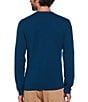 Color:Poseidon Blue - Image 2 - Chest Stripe Sweater