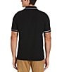 Color:True Black - Image 2 - Earl Pique Short Sleeve Polo Shirt