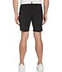 Color:Caviar - Image 2 - Flat Front Pete Performance 8#double; Inseam Golf Shorts