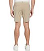 Color:Chinchilla - Image 2 - Flat Front Pete Performance 8#double; Inseam Golf Shorts