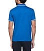 Color:Classic Blue - Image 2 - Interlock Tipped Short Sleeve Polo Shirt