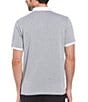 Color:Bright White - Image 2 - Jacquard Short Sleeve Polo Shirt