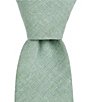 Original Penguin Wendy Solid 2 1/2#double; Linen Blend Woven Tie - Image 2