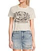 Color:Coconut Milk - Image 1 - America's Sweetheart Relaxed Cropped Graphic T-Shirt