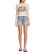 Color:Coconut Milk - Image 3 - America's Sweetheart Relaxed Cropped Graphic T-Shirt