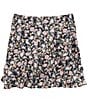 Color:Black - Image 1 - Big Girls 7-16 Floral Ruffle Skirt