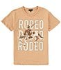 Color:Doe - Image 1 - Big Girls 7-16 Short Sleeve Rodeo Triple OS T-Shirt
