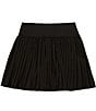 Color:Black - Image 2 - Big Girls 7-16 Pleated Tennis Skort