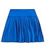 Color:Blue Lolite - Image 1 - Big Girls 7-16 Pleated Tennis Skort