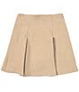 Color:Khaki - Image 2 - Big Girls 7-16 Pull-On Pleated Skirt