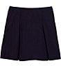 Color:Navy - Image 1 - Big Girls 7-16 Pull-On Pleated Skirt