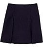 Color:Navy - Image 2 - Big Girls 7-16 Pull-On Pleated Skirt