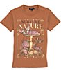 Color:Thrush - Image 1 - Big Girls 7-16 Short-Sleeve Nuture Nature Graphic T-Shirt