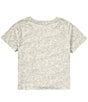 Color:Heather Grey - Image 2 - Big Girls 7-16 Short Sleeve Outerbanks Van Crop T-Shirt