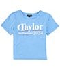 Originality Big Girls Short-Sleeve Taylor For President Graphic T-Shirt, Color:Regatta - Image 1