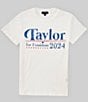 Color:Ivory New - Image 1 - Big Girls 7-16 Short Sleeve Taylor For President OS T-Shirt