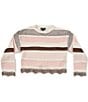Originality Big Girls Long-Sleeve Striped Sweater - Image 2
