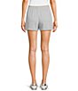 Originality Bow Lounge Coordinating Shorts, Color:Heather Grey - Image 2