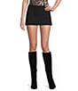 Originality Corduroy Stretch A-Line Mini Skirt - Image 1