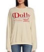 Color:Artic Wolf - Image 1 - Dolly For President Graphic Sweatshirt