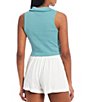 Color:Oil Blue - Image 2 - Johnny Collar Sleeveless Top