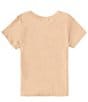 Color:Doe - Image 2 - Little Girls 2T-6X Short-Sleeve Cherry Telephone Graphic T-Shirt