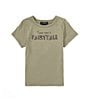 Color:Vetiver - Image 1 - Little Girls 2T-6X Short Sleeve Today Was A Fairytale Tale Graphic T-Shirt