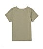 Color:Vetiver - Image 2 - Little Girls 2T-6X Short Sleeve Today Was A Fairytale Tale Graphic T-Shirt