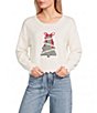 Originality Long Sleeve Christmas Tree Boxy Sweater - Image 1