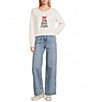 Originality Long Sleeve Christmas Tree Boxy Sweater - Image 3