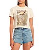 Color:Antique White - Image 1 - Over The Mountain Graphic T-Shirt