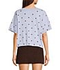Originality Polka Dot Short Sleeve Sweater - Image 2