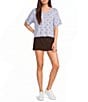 Originality Polka Dot Short Sleeve Sweater - Image 3
