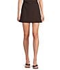 Originality Ponti Pull On A-Line Micro Mini Skort - Image 1