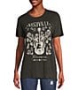 Color:Washed Black - Image 1 - Relaxed Nashville Graphic T-Shirt