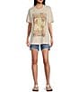 Color:Antique White - Image 3 - Relaxed The Sun Graphic T-Shirt
