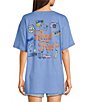 Originality Road Trip Cherry Short Sleeve Oversized Tee - Image 2