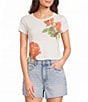 Originality Rose Short Sleeve Baby Tee - Image 1