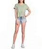Originality Short Sleeve Double Ruffle Tee - Image 3
