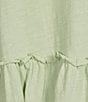 Originality Short Sleeve Double Ruffle Tee - Image 4