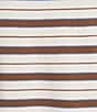 Originality Striped Short Sleeve Sweater - Image 4