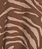 Originality Zebra Stripe Short Sleeve Sweater - Image 4